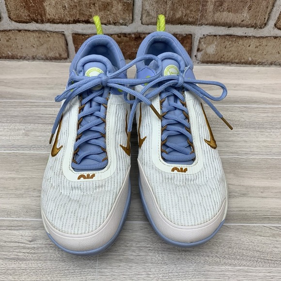 Nike Court Zoom NXT‎ HC Low Sail Cobalt Bliss Women's DV3282-103 Tennis Shoes - Picture 3 of 16